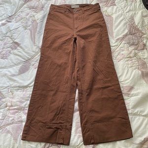 Everlane Brown Wide Leg Pant in Size 4